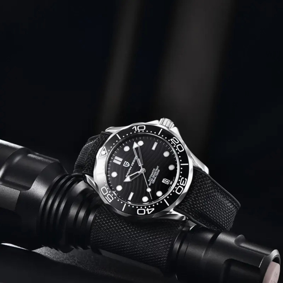 large Годинник чоловічий Pagani Design PD-1685 Silver-Black 2